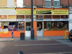 Clear Prints Digital print shop in Brixton, London